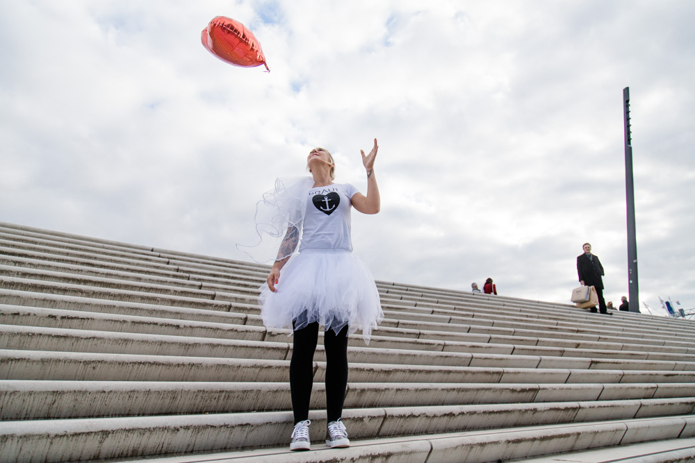JGA-Shooting am Hamburger Hafen